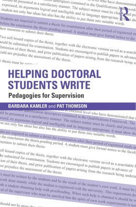 Barbara Kamler, Pat Thomson - Helping Doctoral Students Write, Häftad