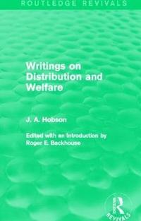 bokomslag Writings on Distribution and Welfare (Routledge Revivals)