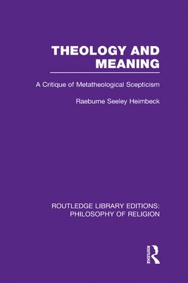 bokomslag Theology and Meaning