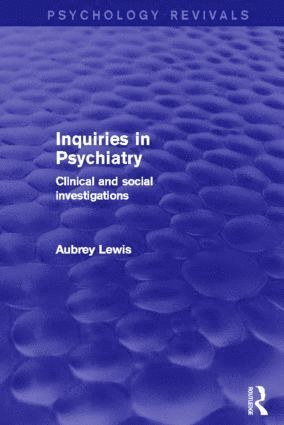 bokomslag Inquiries in Psychiatry