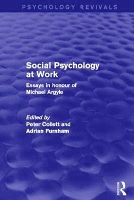 Social Psychology at Work 1