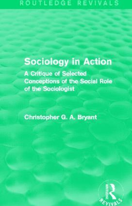 bokomslag Sociology in Action (Routledge Revivals)