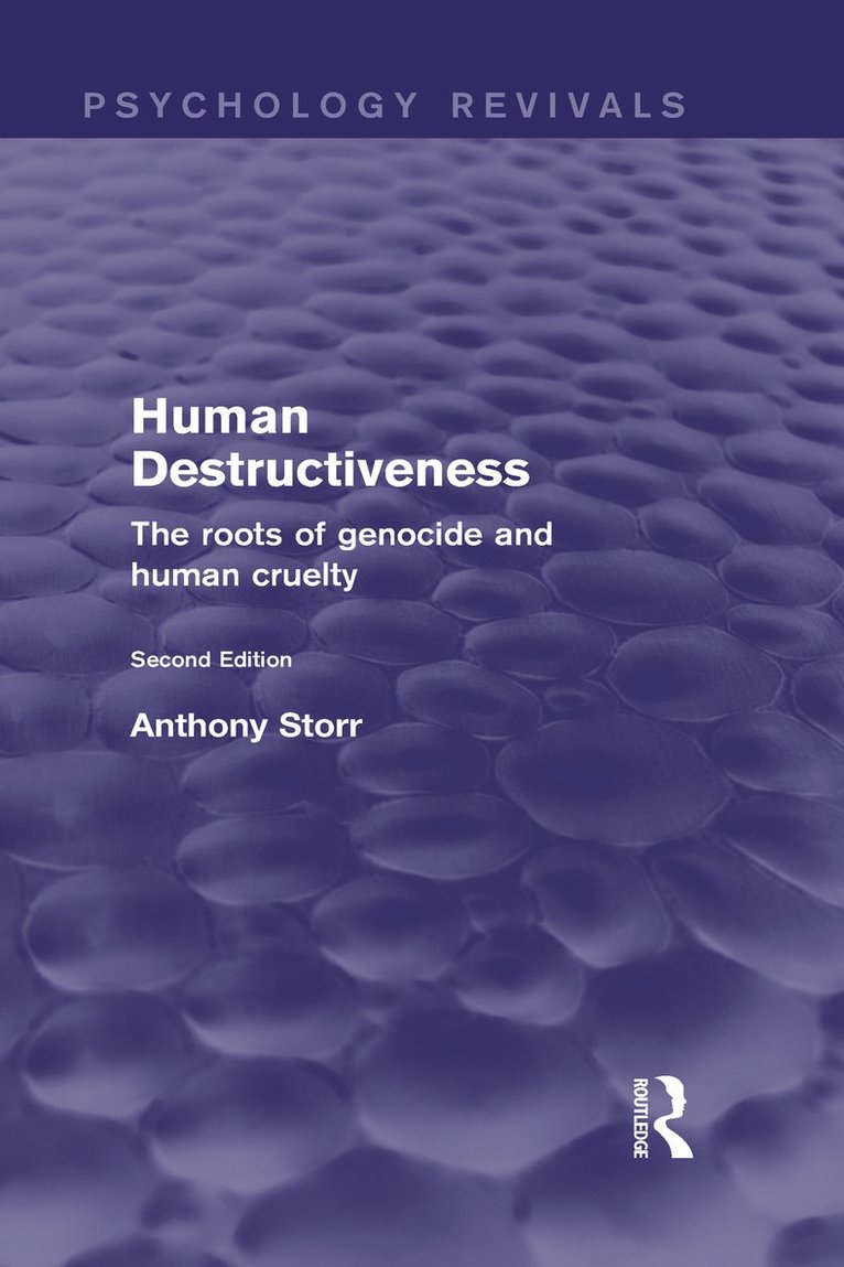 Anthony Storr - Human Destructiveness, Inbunden
