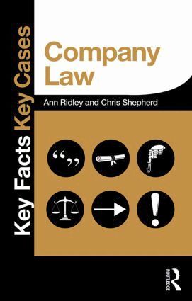Chris Shepherd, Ann Ridley - Company Law, Häftad