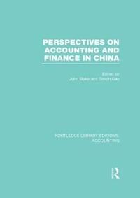 bokomslag Perspectives on Accounting and Finance in China (RLE Accounting)