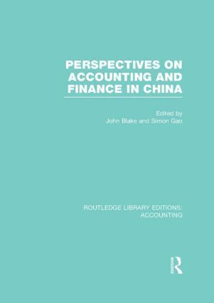 bokomslag Perspectives on Accounting and Finance in China (RLE Accounting)