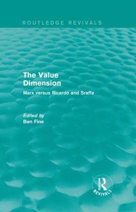 The Value Dimension (Routledge Revivals) 1