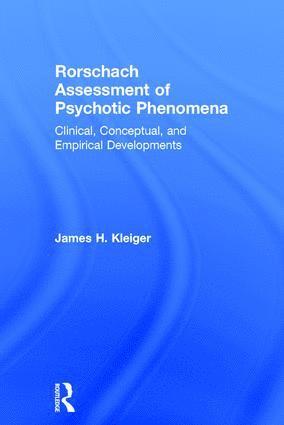 bokomslag Rorschach Assessment of Psychotic Phenomena