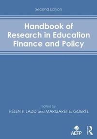 bokomslag Handbook of Research in Education Finance and Policy