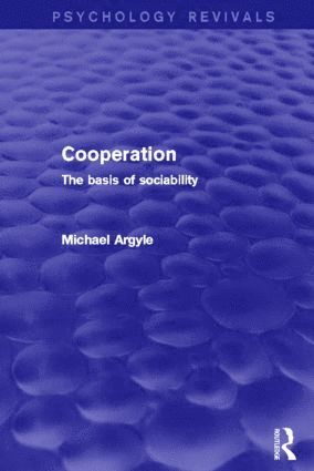 bokomslag Cooperation (Psychology Revivals)