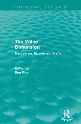 The Value Dimension (Routledge Revivals) 1