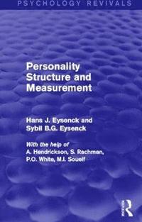 bokomslag Personality Structure and Measurement (Psychology Revivals)