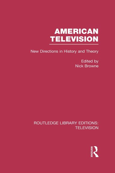 Nick Browne - American Television, Inbunden