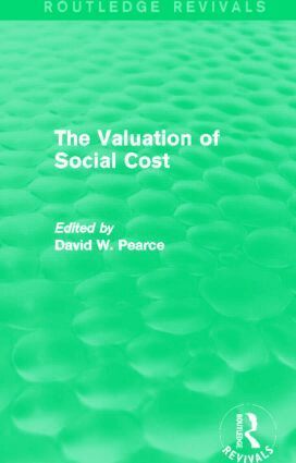 David Pearce - Valuation of Social Cost (Routledge Revivals), Häftad