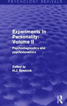 bokomslag Experiments in Personality: Volume 2 (Psychology Revivals)