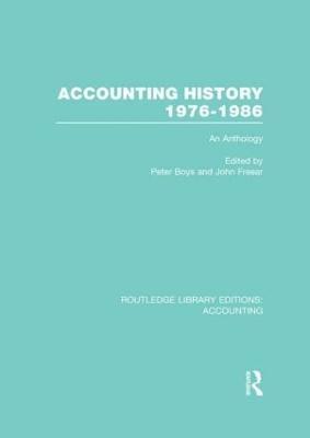 bokomslag Accounting History 1976-1986 (RLE Accounting)