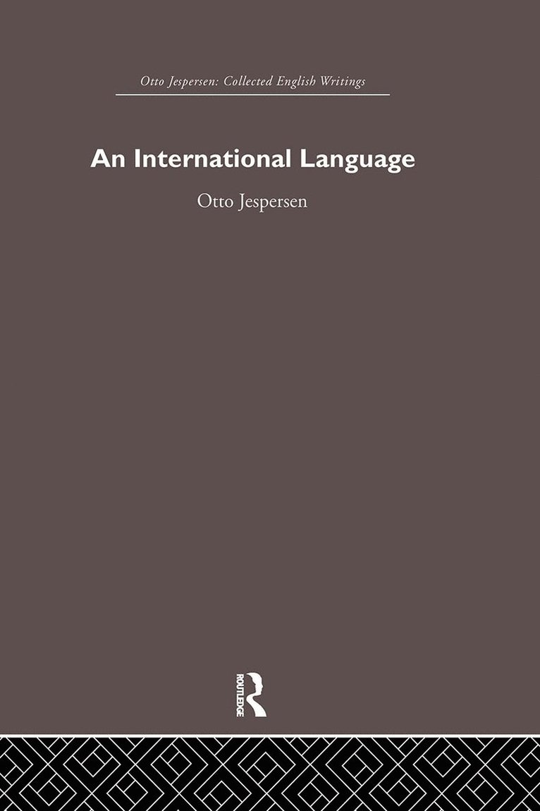 Otto Jespersen - International Language, Häftad
