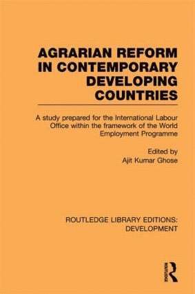 bokomslag Agrarian Reform in Contemporary Developing Countries