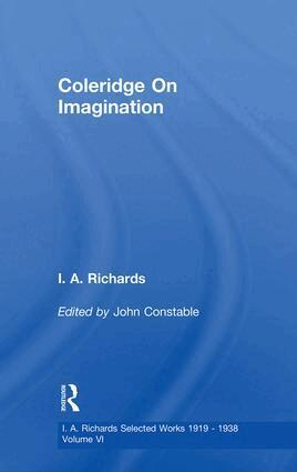 John Constable, I. A. Richards - Coleridge On Imagination V 6, Häftad