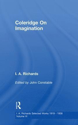 bokomslag Coleridge On Imagination V 6