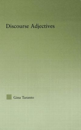 bokomslag Discourse Adjectives