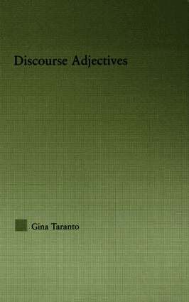 Discourse Adjectives