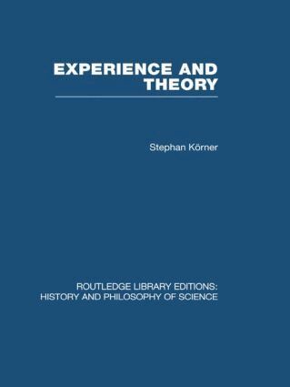 Stephan Korner - Experience and Theory, Häftad