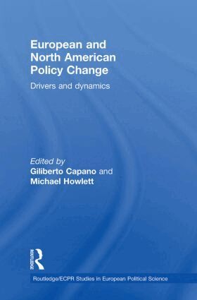 Giliberto Capano, Michael Howlett - European and North American Policy Change, Häftad