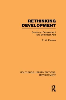 Peter Preston - Rethinking Development, Häftad