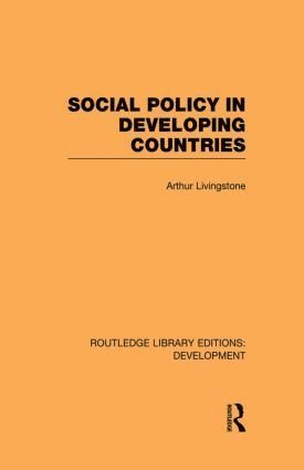 bokomslag Social Policy in Developing Countries