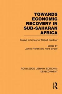 bokomslag Towards Economic Recovery in Sub-Saharan Africa