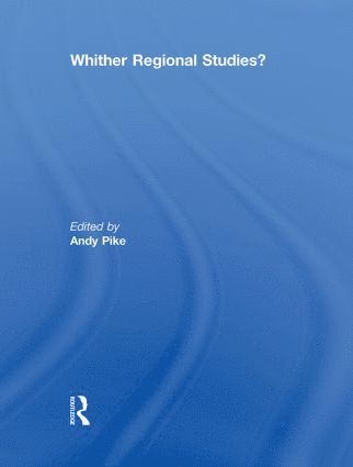 bokomslag 'Whither regional studies?'