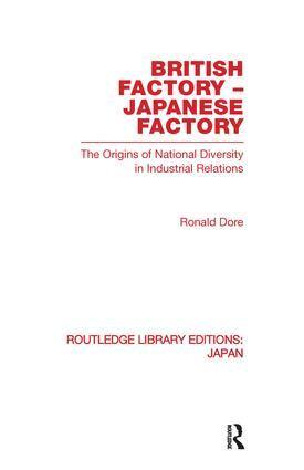 Ronald Dore - British Factory Japanese Factory, Häftad