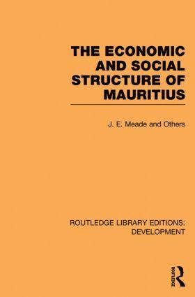 James Meade - Economic and Social Structure of Mauritius, Häftad