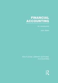 bokomslag Financial Accounting  (RLE Accounting)