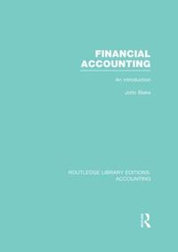 bokomslag Financial Accounting (RLE Accounting)