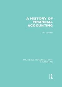bokomslag A History of Financial Accounting (RLE Accounting)