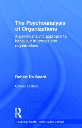 bokomslag Psychoanalysis of Organizations