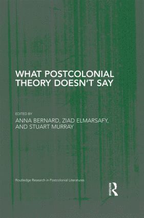 bokomslag What Postcolonial Theory Doesn't Say