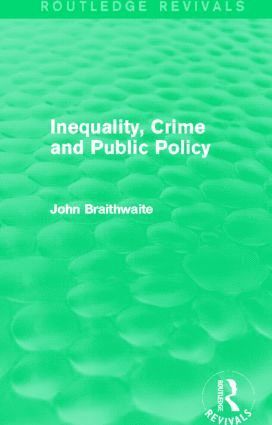 bokomslag Inequality, Crime and Public Policy (Routledge Revivals)