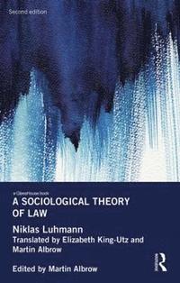 bokomslag A Sociological Theory of Law