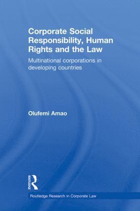 bokomslag Corporate Social Responsibility, Human Rights and the Law