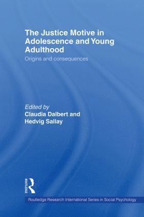 bokomslag Justice Motive in Adolescence and Young Adulthood
