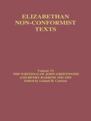 John Greenwood - Writings of John Greenwood and Henry Barrow 1591-1593, Häftad