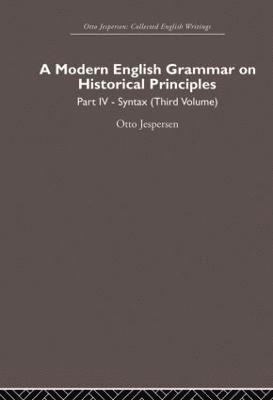 bokomslag A Modern English Grammar on Historical Principles