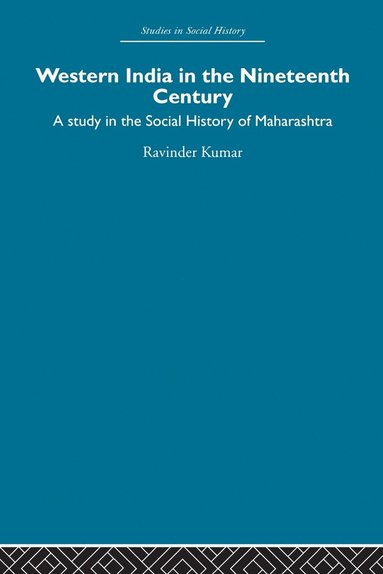 bokomslag Western India in the Nineteenth Century