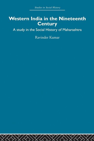 bokomslag Western India in the Nineteenth Century