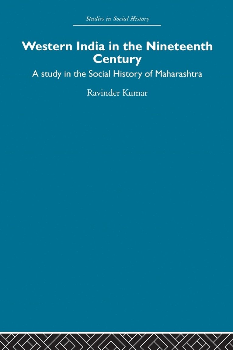 Western India in the Nineteenth Century 1