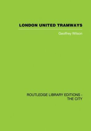 bokomslag London United Tramways