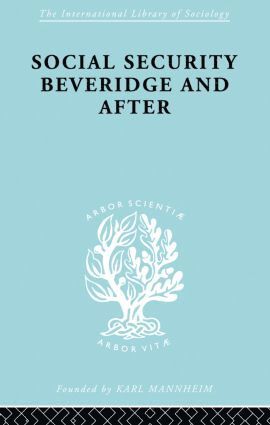 bokomslag Social Sec:Beveridge Ils 191